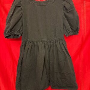 Forever 21 Women’s Medium Black Cotton Dress with Pockets